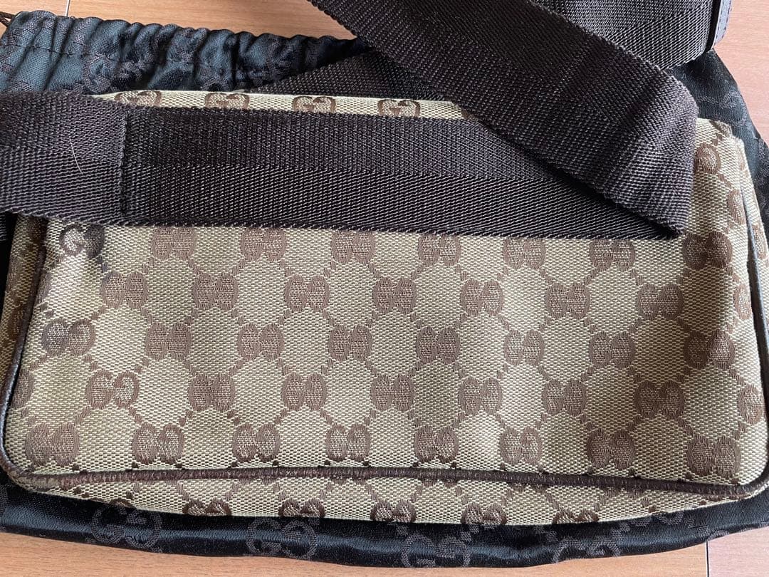 グッチ GUCCI ボディバッグ ユニセックス GG キャンバス ウエストバッグ
