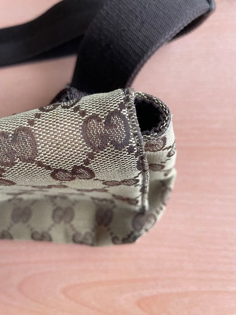 グッチ GUCCI ボディバッグ ユニセックス GG キャンバス ウエストバッグ