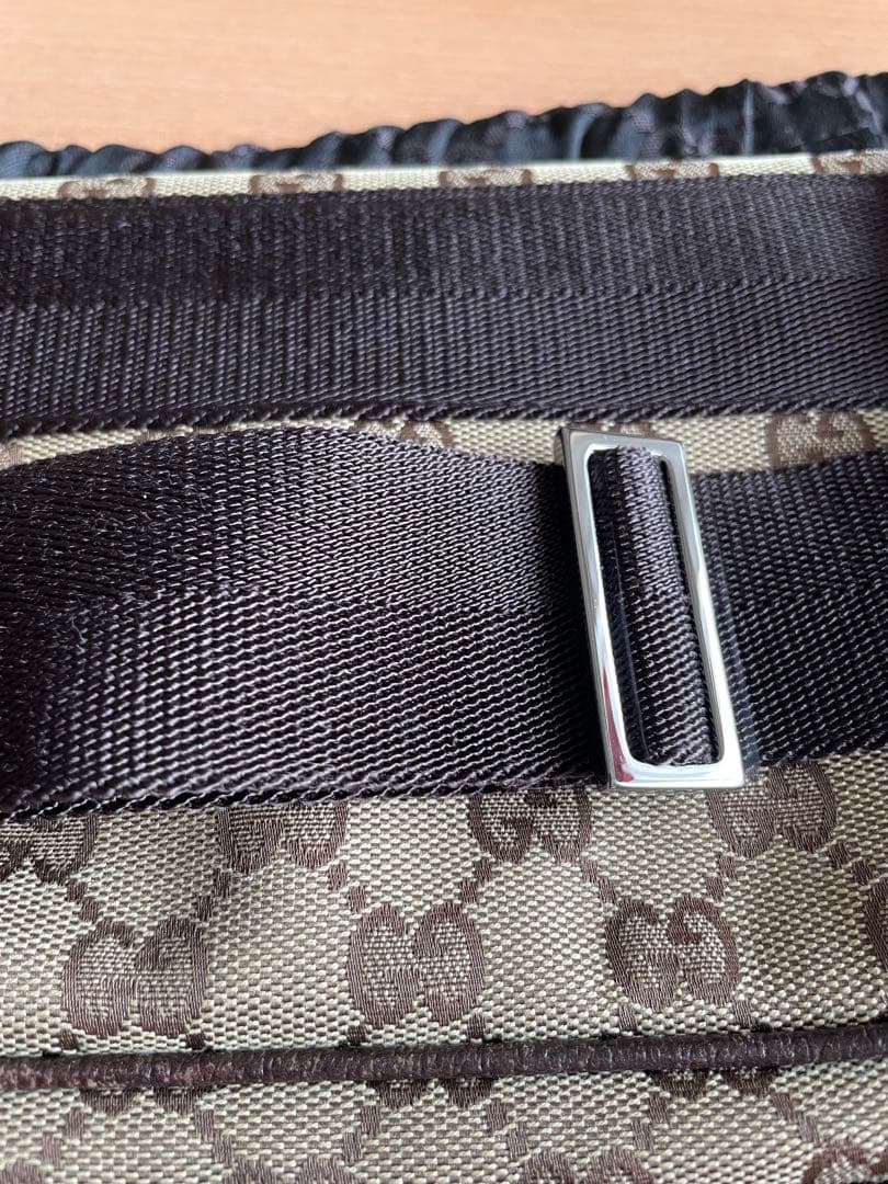 グッチ GUCCI ボディバッグ ユニセックス GG キャンバス ウエストバッグ
