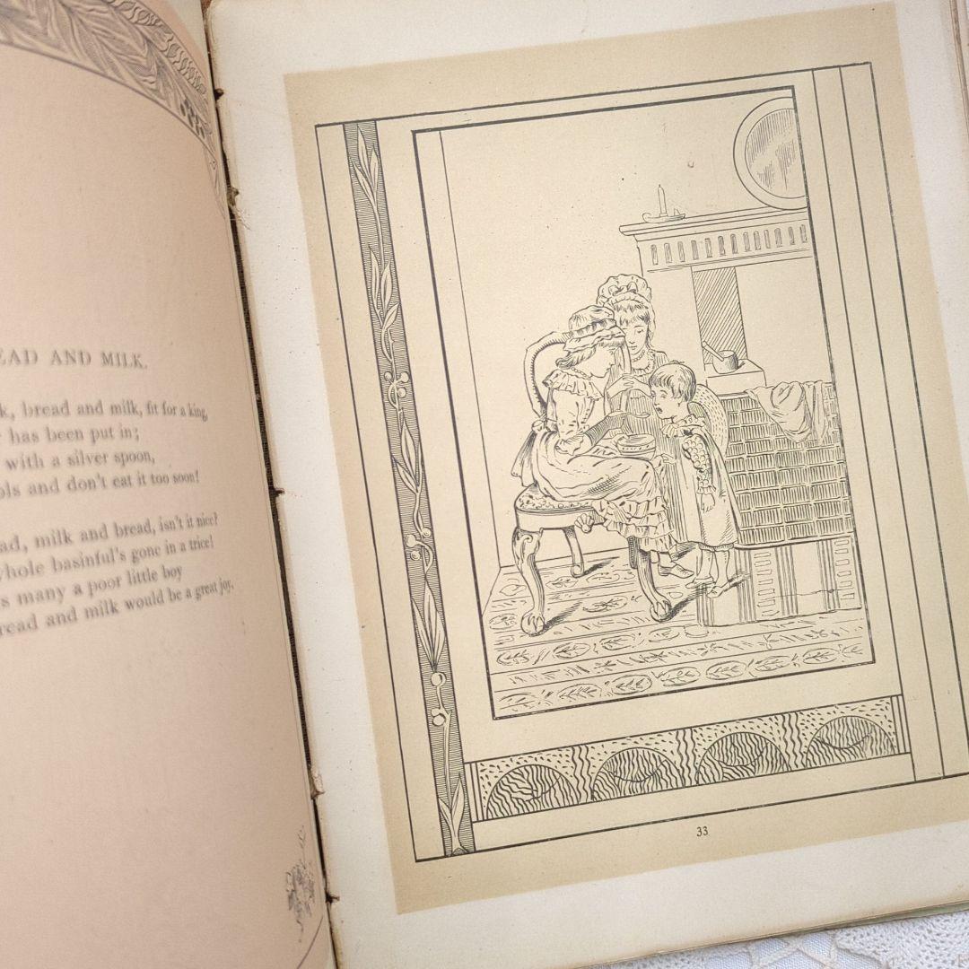 稀少1880年アンティーク絵本 児童書 洋書古書ヴィクトリアンジャンクジャーナル