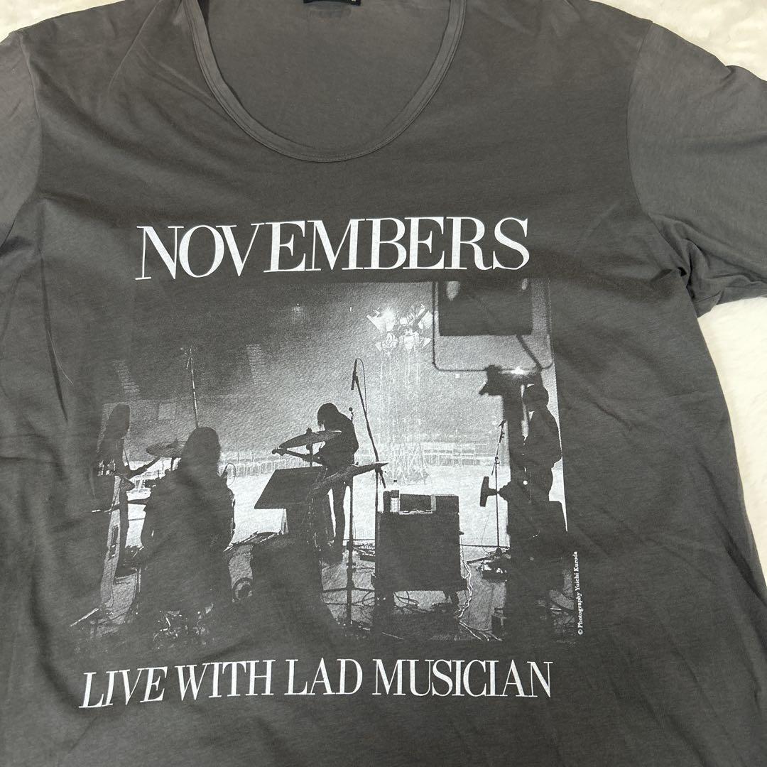 LAD MUSICIAN NOVEMBERS Tシャツ 46 グレー　バンドT