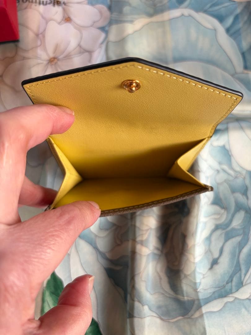 BONAVENTURA 三つ折り財布 グレー