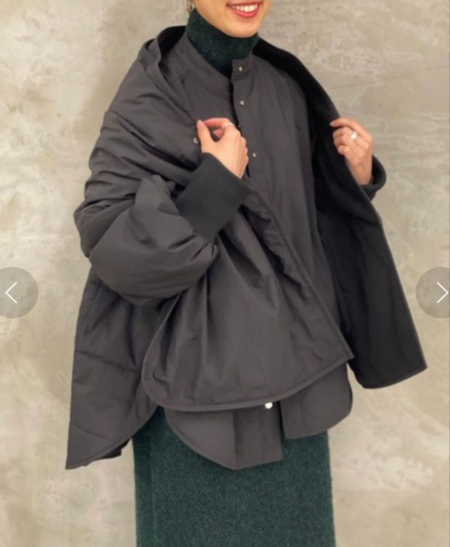 BEARDSLEY ビアズリー キルトストール 黒 リバーシブル 美品