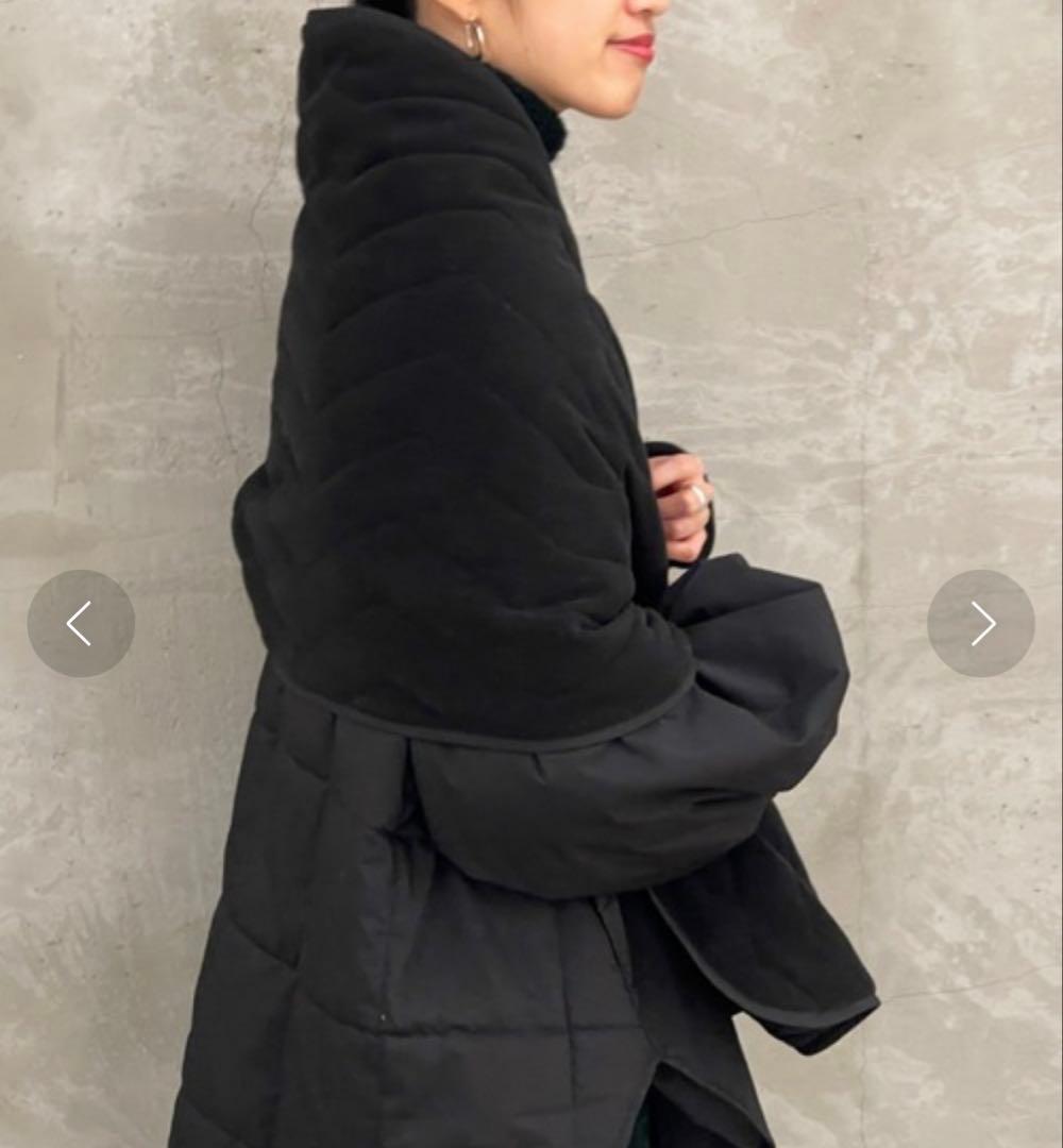BEARDSLEY ビアズリー キルトストール 黒 リバーシブル 美品