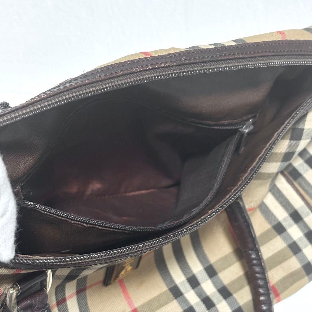 正規品 鑑定済 Burberrys ミニボストンバッグ ノバチェック a81