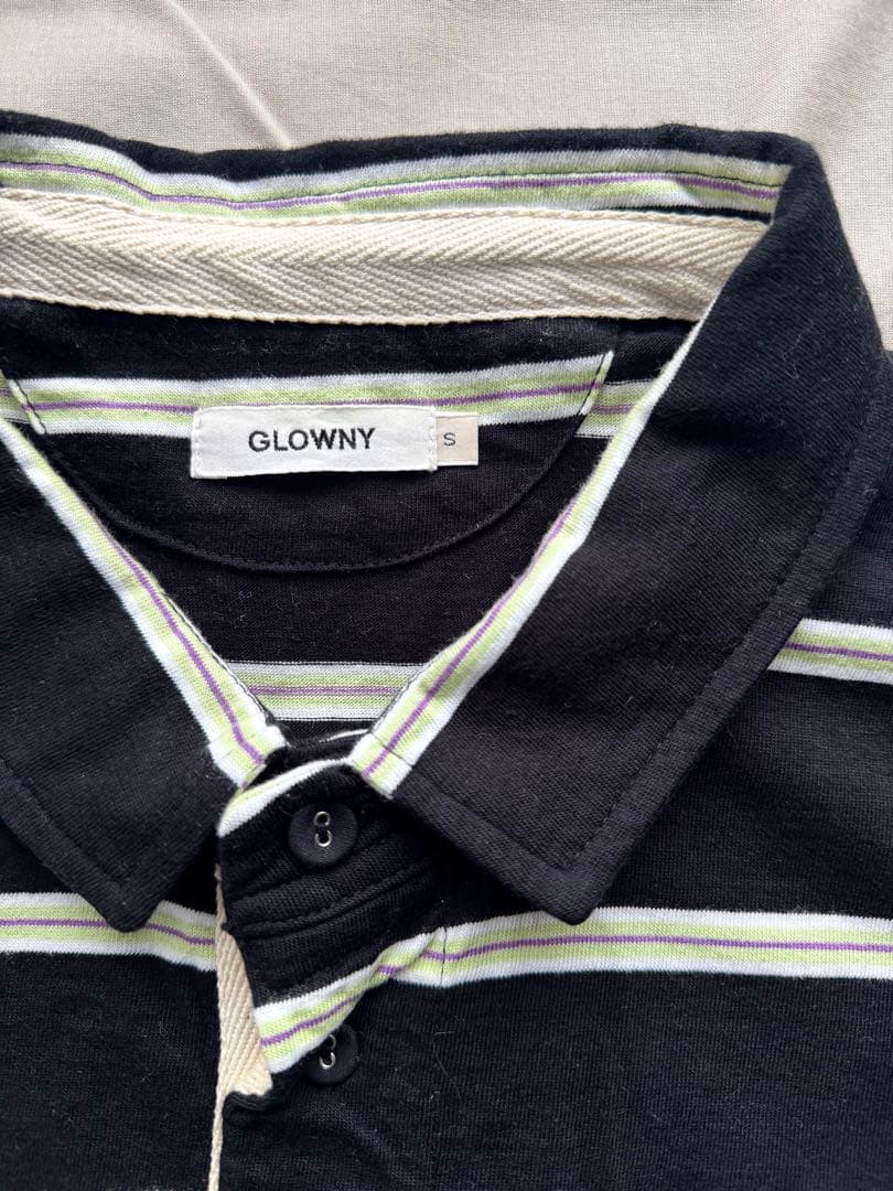 GLOWNY ポロシャツ/BLACK/S