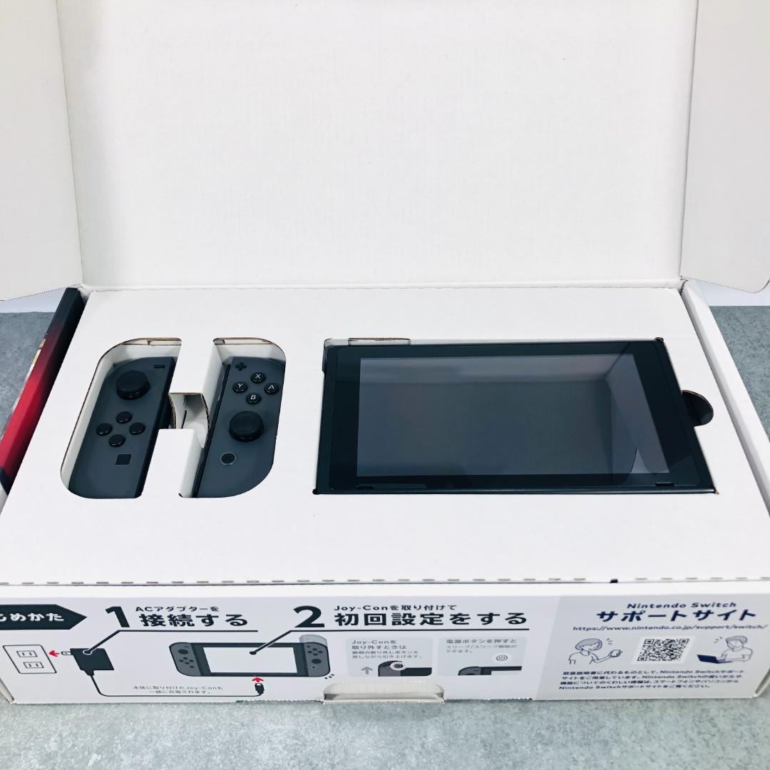 【美品】 Nintendo Switch 本体 グレー NO.11-150