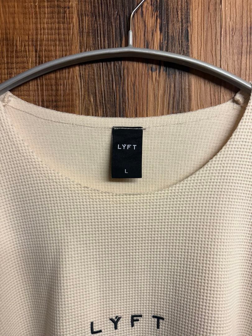 LYFT サーマル オーバーサイズ　Tシャツ アイボリー　ホワイト　リフト