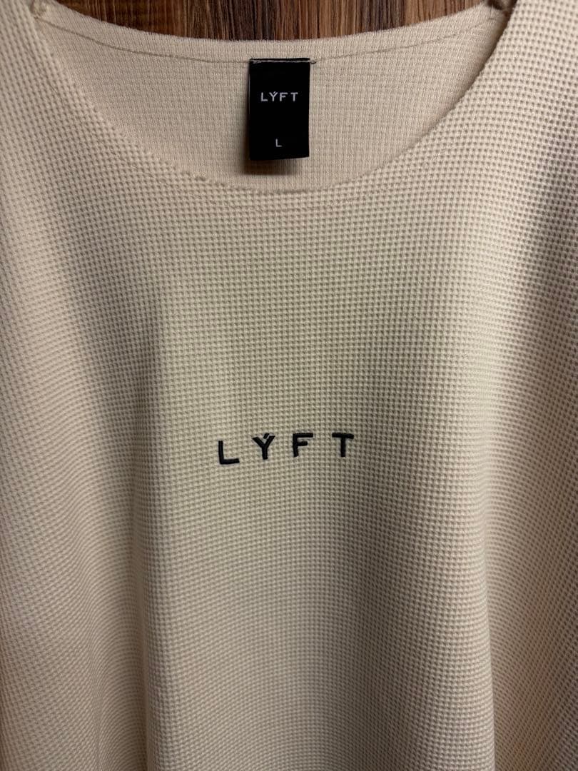 LYFT サーマル オーバーサイズ　Tシャツ アイボリー　ホワイト　リフト