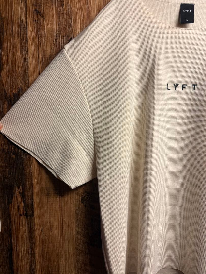 LYFT サーマル オーバーサイズ　Tシャツ アイボリー　ホワイト　リフト