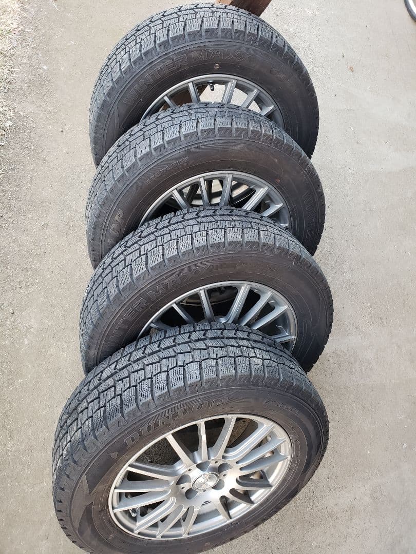 (美品)スタッドレスタイヤ&ホイール　プリウスPCD 100【M-5】