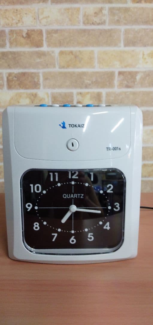 美品　TOKAIZ タイムレコーダー TR-001s　タイムカード180枚付き