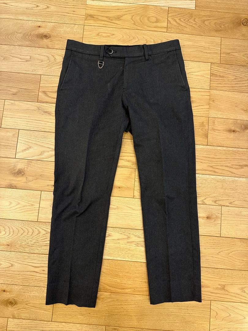 【美品】SOLIDO セットアップ　ジャケット・スラックスセット　ダークグレー