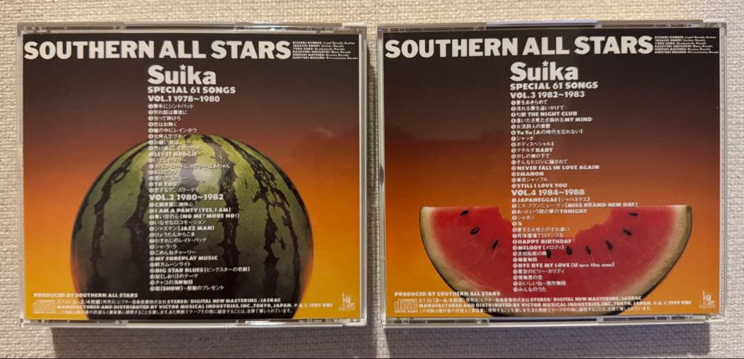 サザンオールスターズ　すいか Suika CD4枚組　限定ベストアルバム 缶付き