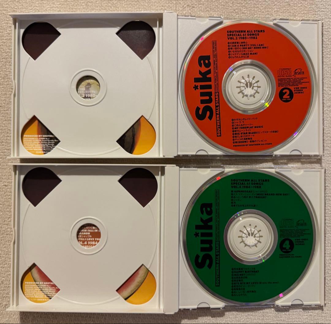 サザンオールスターズ　すいか Suika CD4枚組　限定ベストアルバム 缶付き