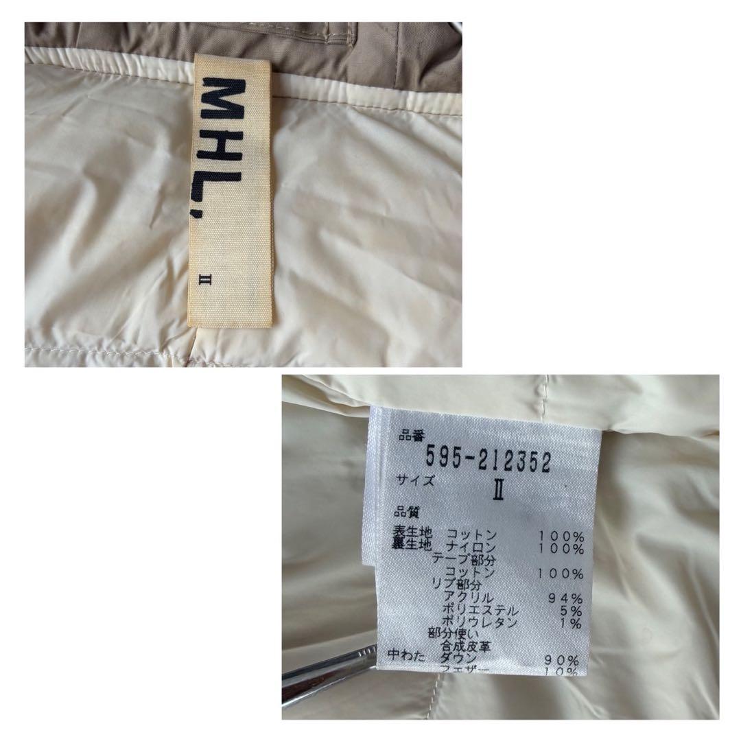 ダウンライナー付✨ MHL. モッズコート Ⅱ M相当 春秋冬 3WAY