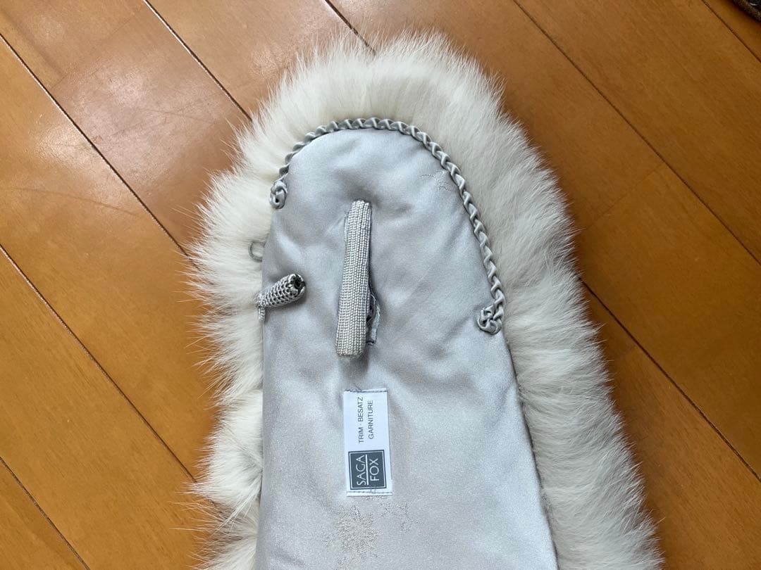 【美品】SAGA FOX 成人式ファー ロングショール