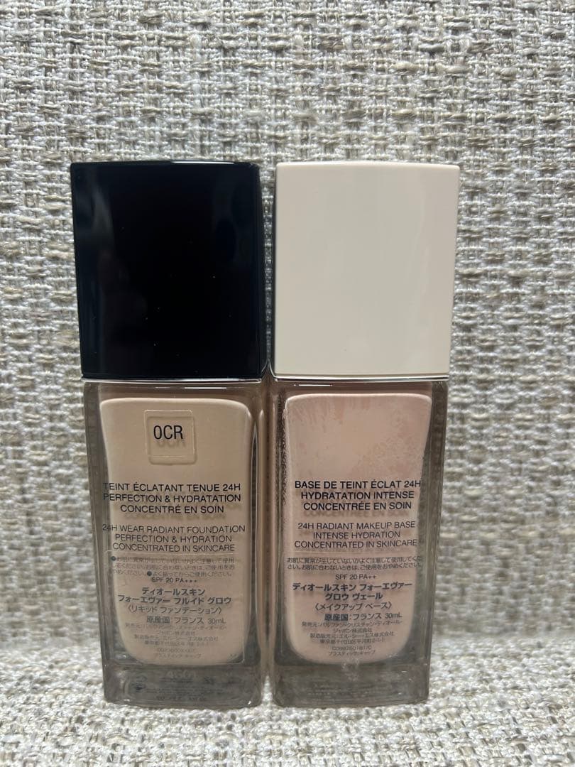 Dior フォーエバー リキッドファンデーション 0CR & 下地