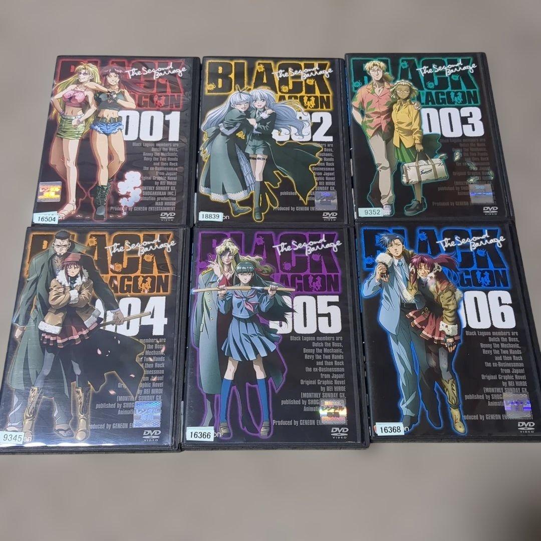 BLACK LAGOON ブラックラグーン [レンタル落ち] 全12巻 DVD