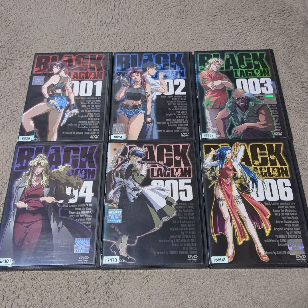 BLACK LAGOON ブラックラグーン [レンタル落ち] 全12巻 DVD