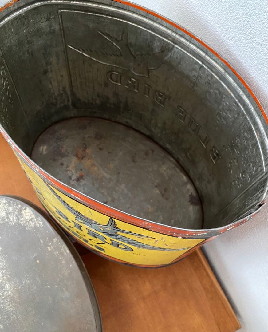 イギリス　英国　アンティーク　ブリキ缶　トフィー缶　希少　レア　レトロ缶