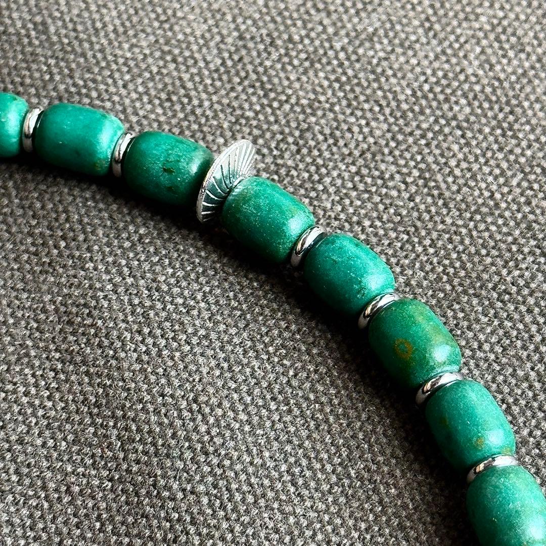 インディアンジュエリー　ナバホ　ターコイズ　ネックレス　ネイティブアクセサリー