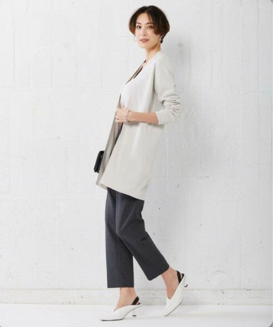 iCB 【洗える】 シンセティックフルニードル カーディガン