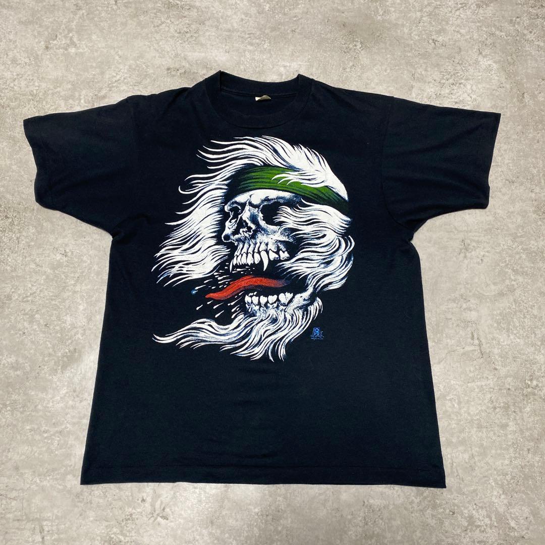 悶絶スペシャル 80s QFX Tシャツ USA製 黒 L