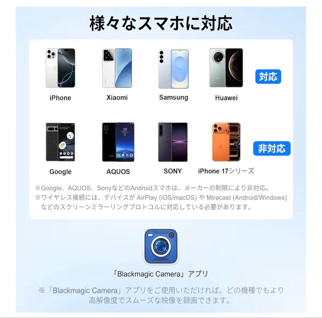 MAGEX 自撮りモニター 4インチ超薄型 Vlogモニター magsafe対応