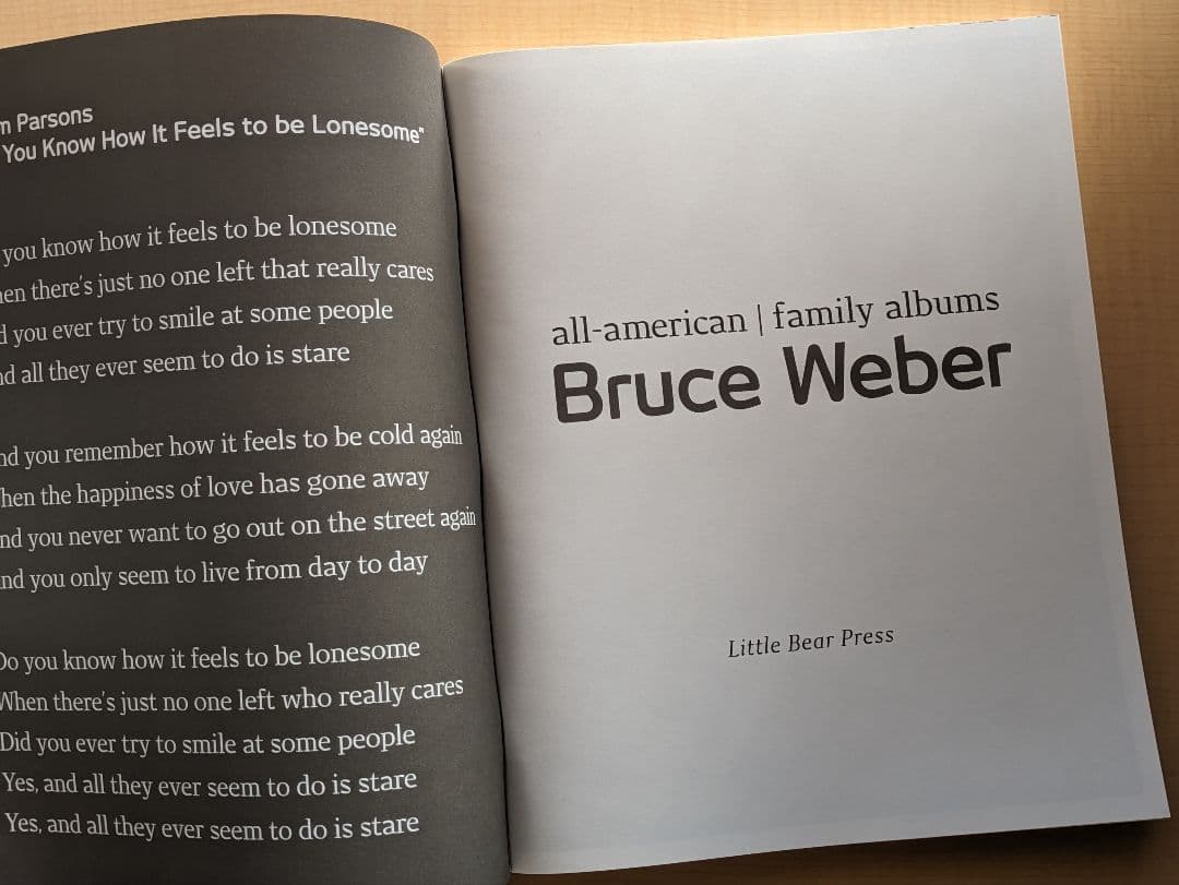 【希少】BRUCE WEBER ブルースウェバー ALL-AMERICAN Ⅲ
