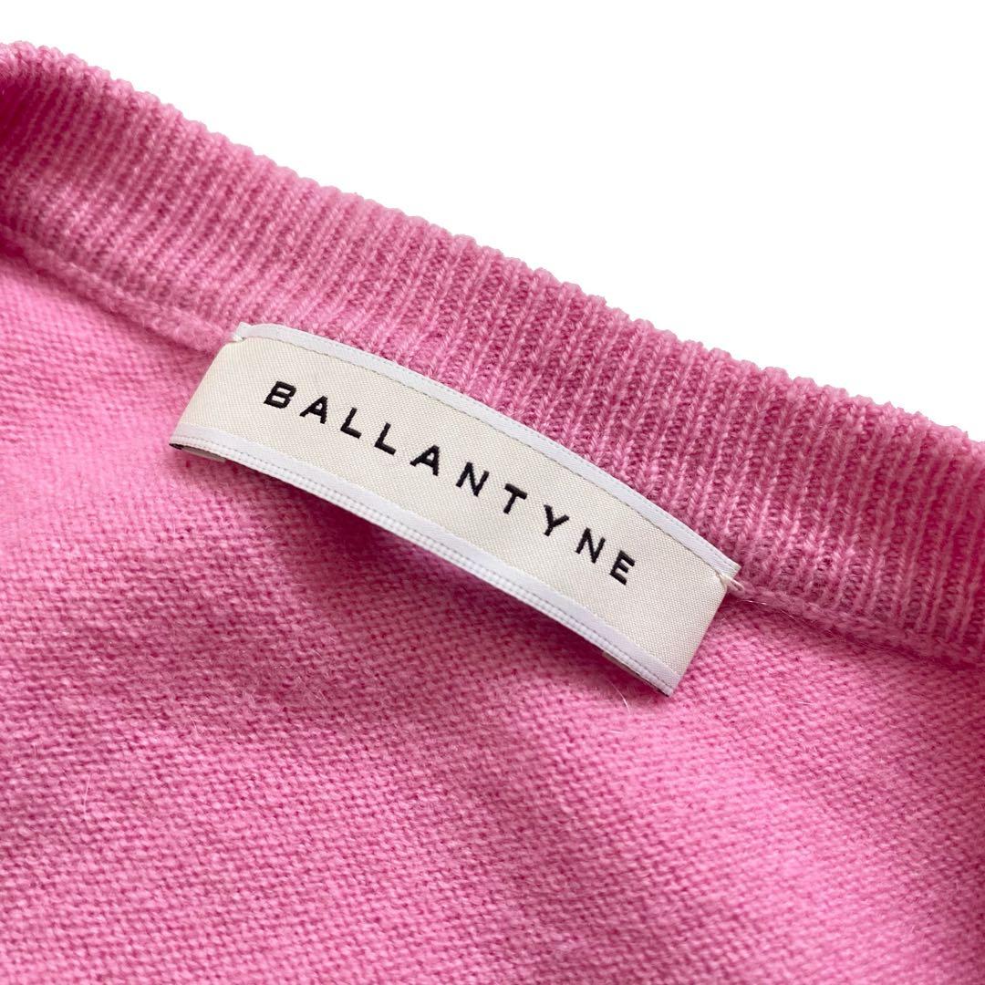 BALLANTYNE バランタイン カシミヤ ニット カーディガン 38 ピンク