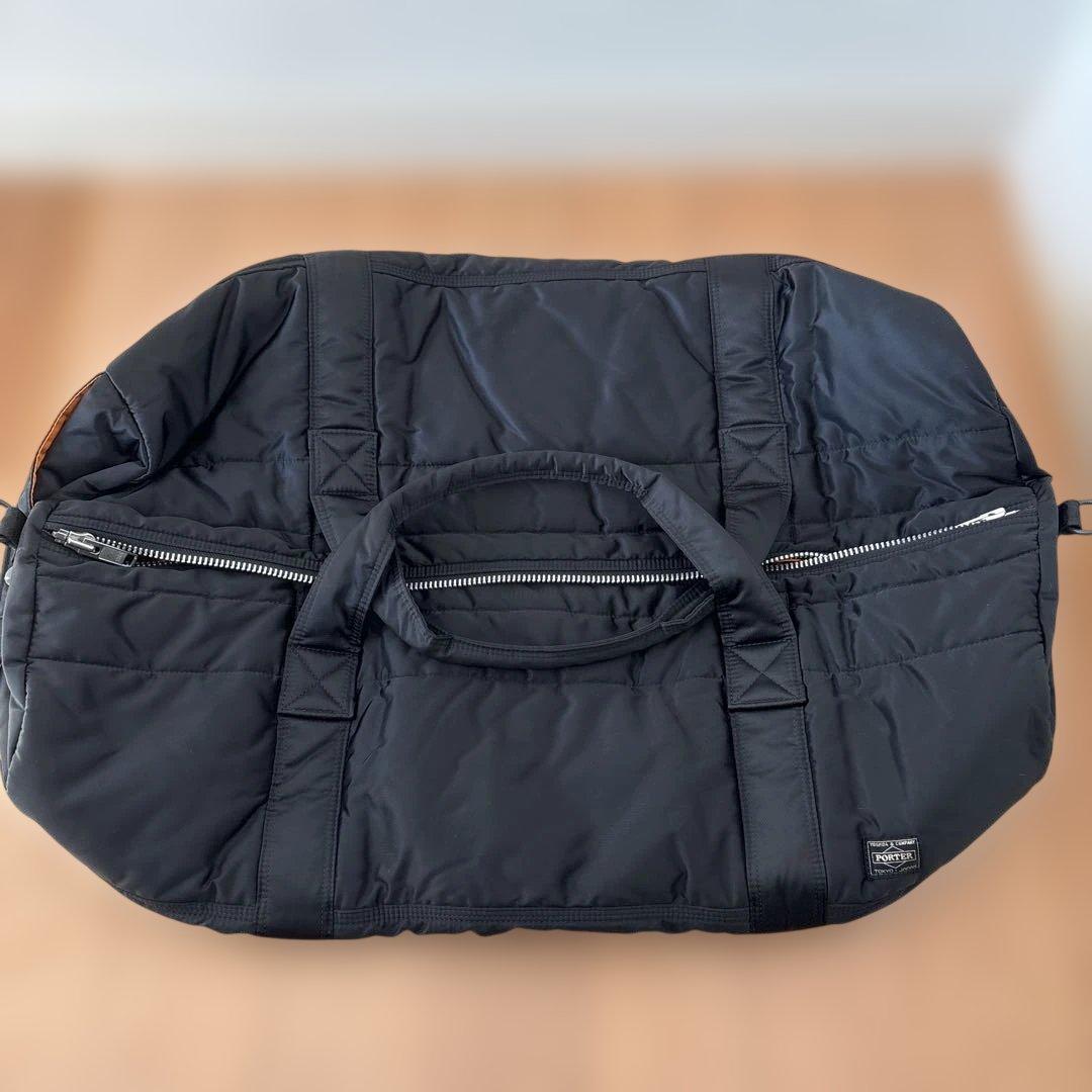 PORTER タンカー 2way ボストンバッグ ドラム型　大型サイズ