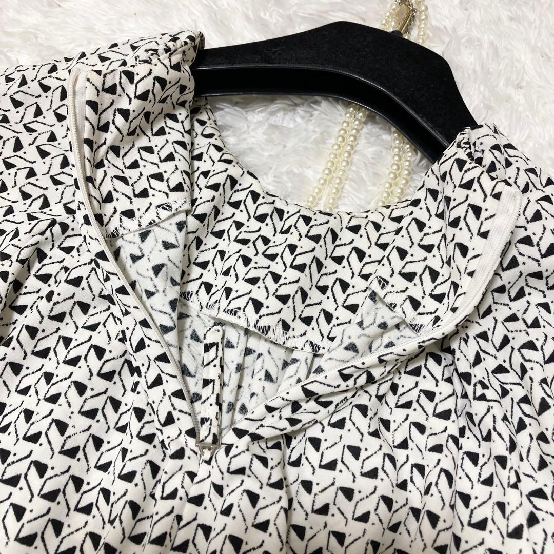 ネット完売♡ マッキントッシュロンドン レードルプリントワンピース 38 白