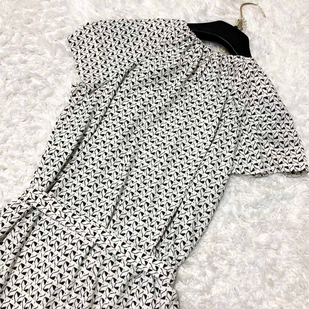 ネット完売♡ マッキントッシュロンドン レードルプリントワンピース 38 白