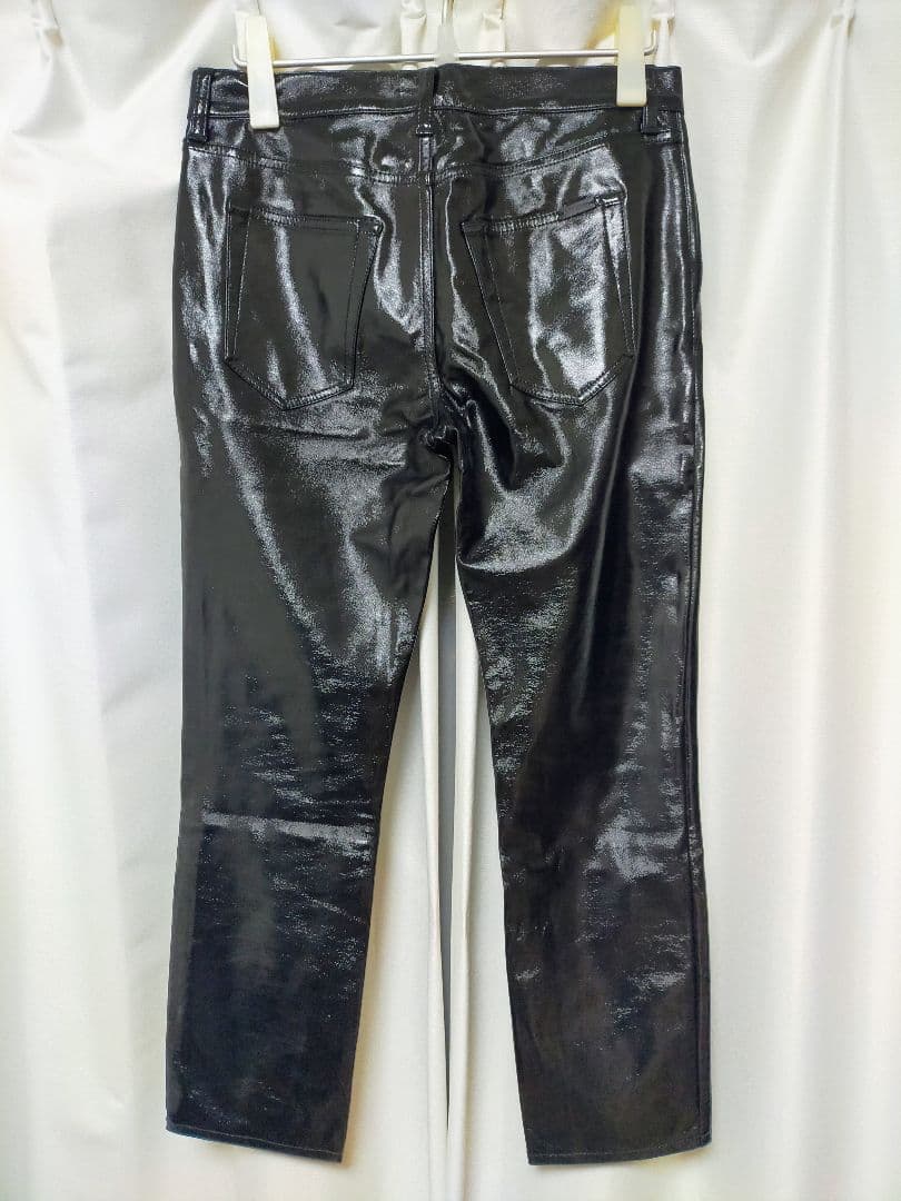 【極美品】SAINT LAURENT PARIS 22AW エナメルパンツ 27