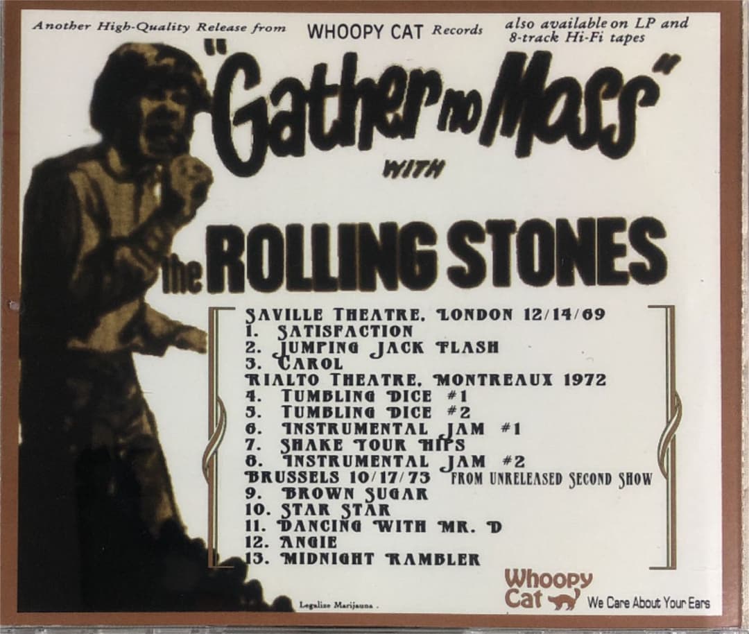 洋楽 ROLLNG STONES/ GATHER NO MOSS
