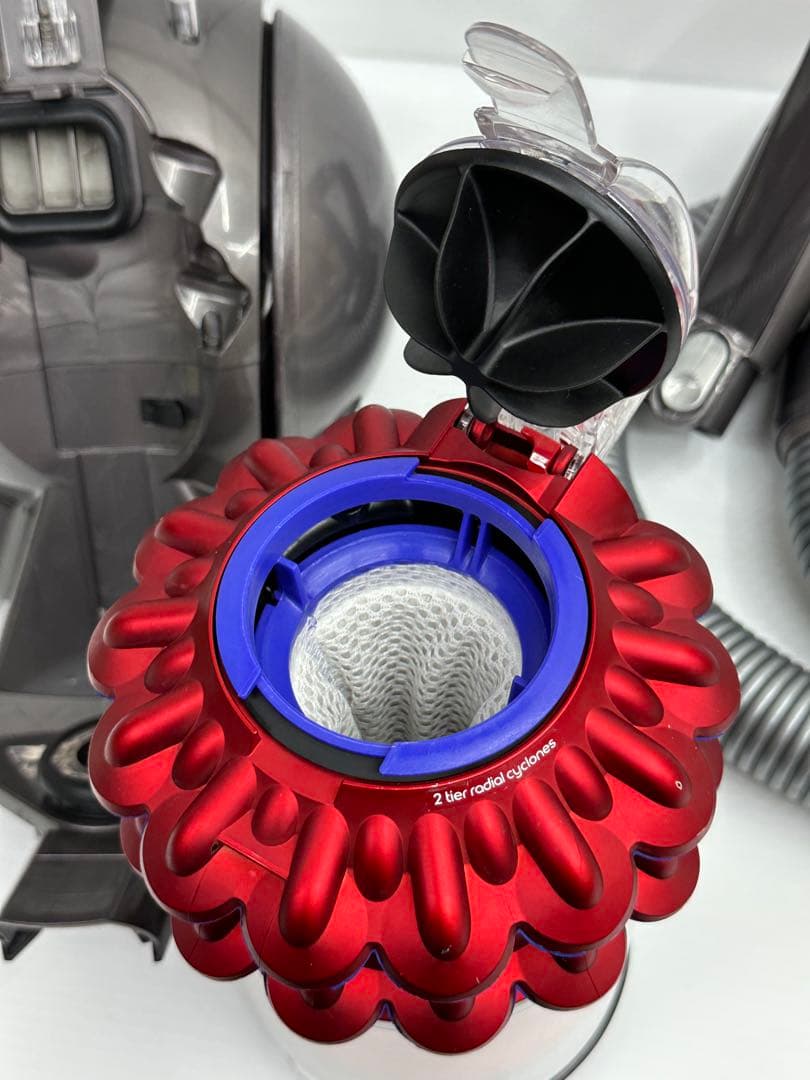中古綺麗　動作保証　ダイソン　掃除機　ダスト　ホース セット　本体　赤　CY24