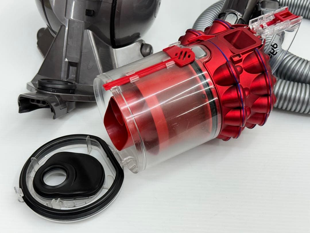 中古綺麗　動作保証　ダイソン　掃除機　ダスト　ホース セット　本体　赤　CY24