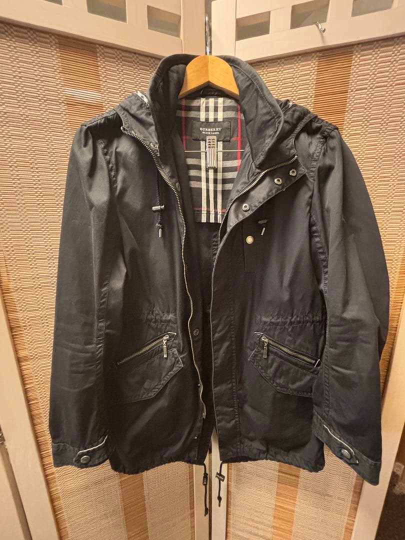BURBERRY BLACK LABEL フード付きジャケット M