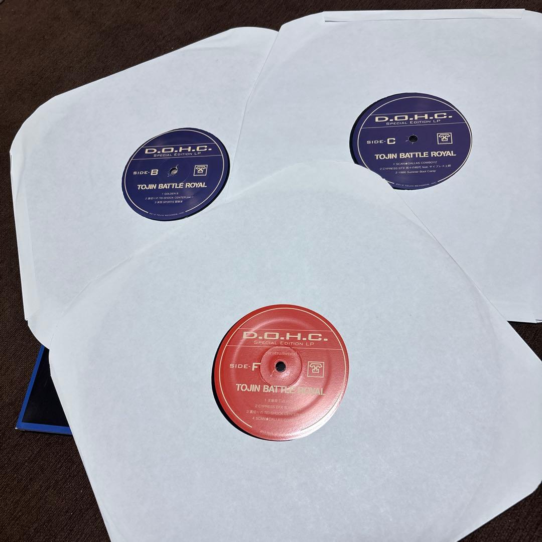 TOJIN BATTLE  D.O.H.C. 3LP 特典フル！