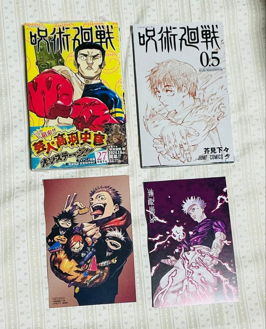 呪術廻戦 漫画　0〜27 29，30巻　ファンブック　0.5巻　 【匿名配送】