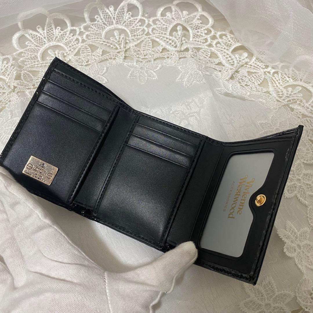 Vivienne Westwood フレーム財布 ブラック