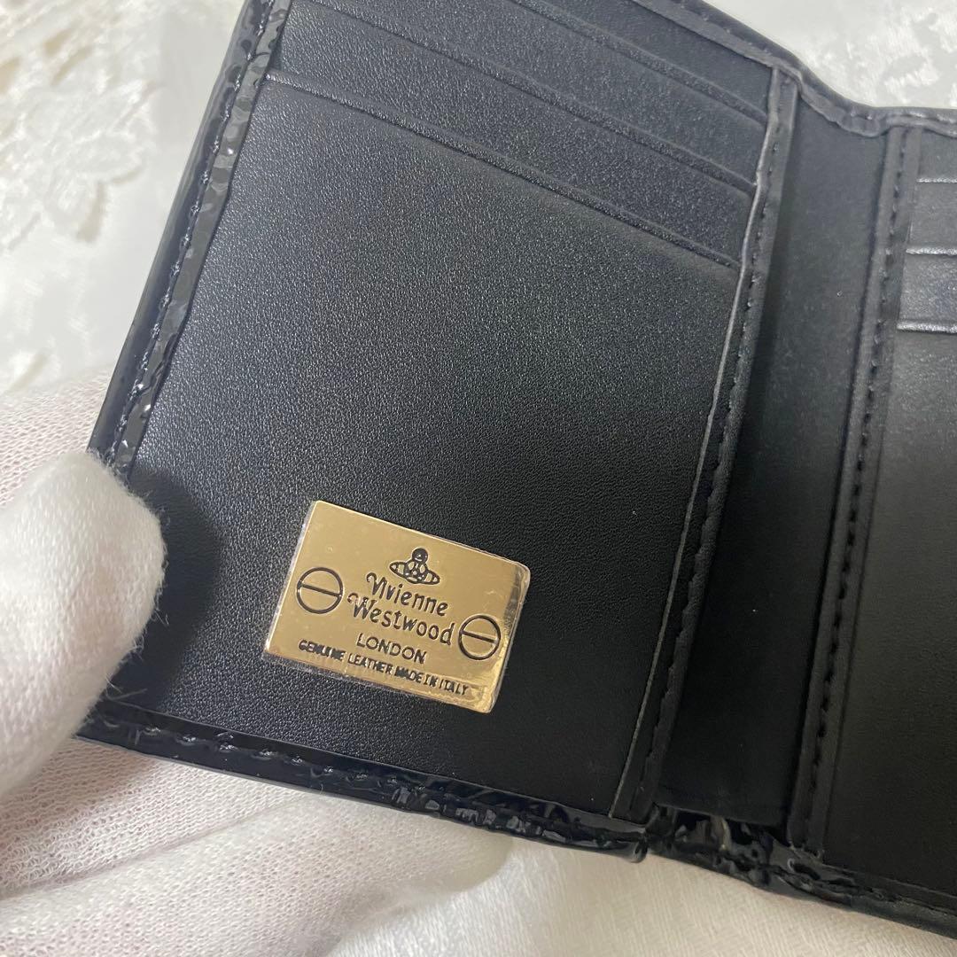 Vivienne Westwood フレーム財布 ブラック