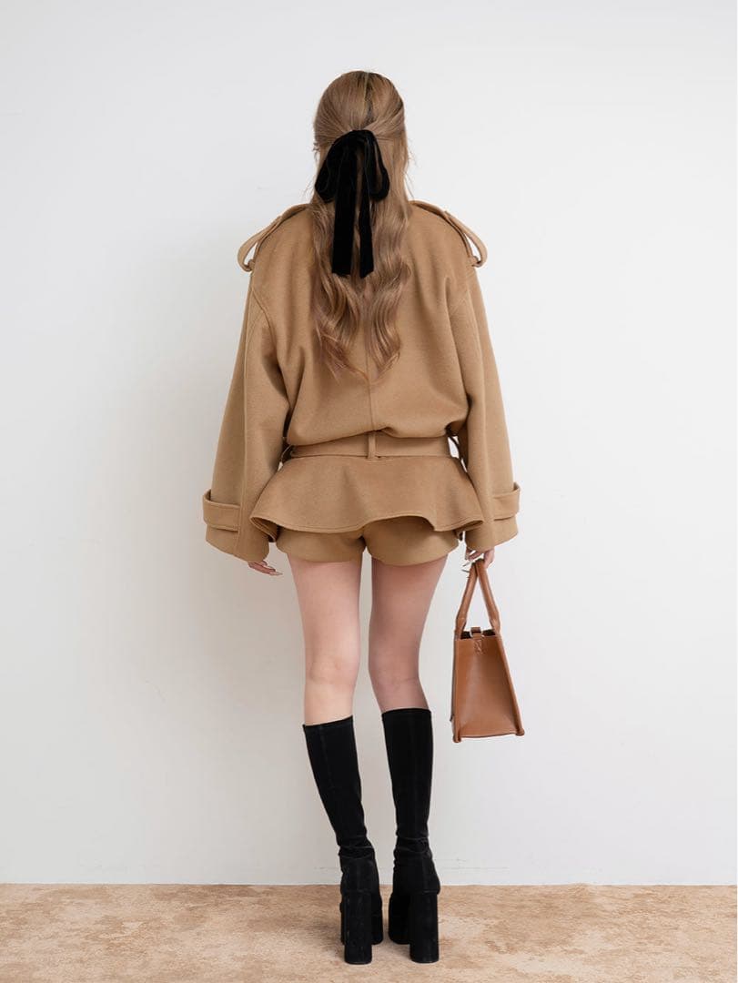 【darich/ダーリッチ】ドロップショルダージャケットコート