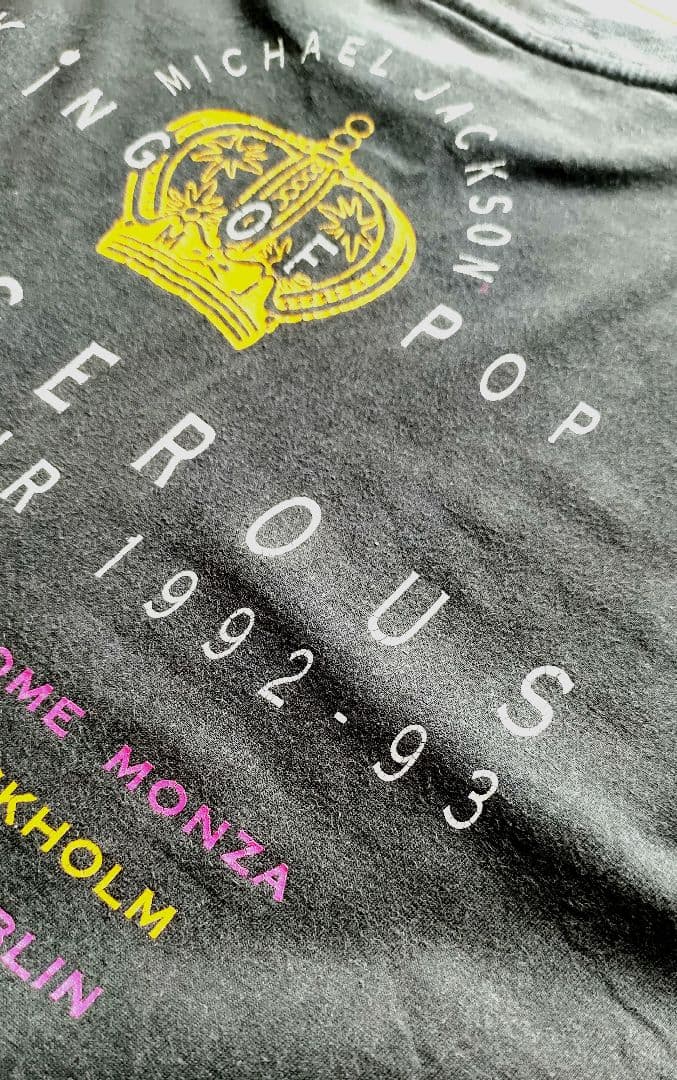 【レア】マイケルジャクソン ツアー Tシャツ | DANGEROUS ツアー