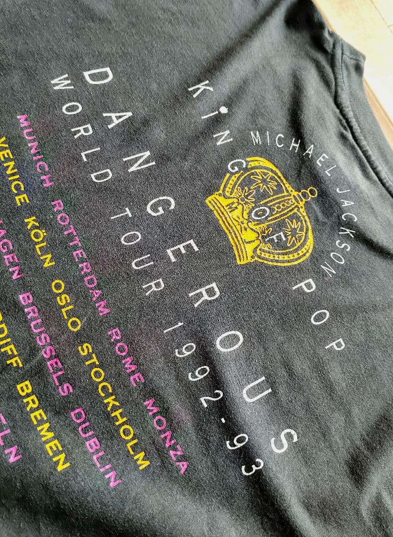 【レア】マイケルジャクソン ツアー Tシャツ | DANGEROUS ツアー