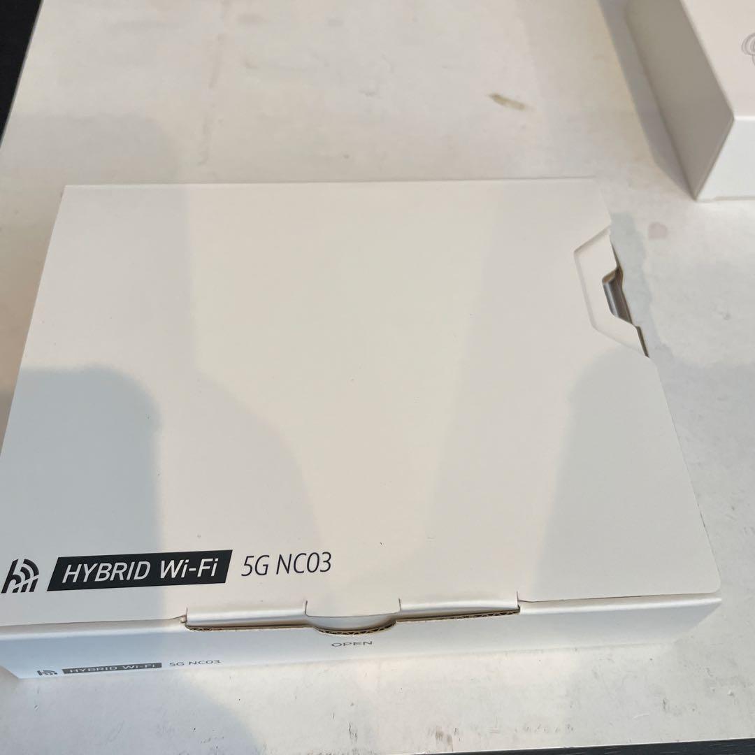 新品未使用HYBRID Wi-Fi 5G NC03 無線LANルータクレードル付