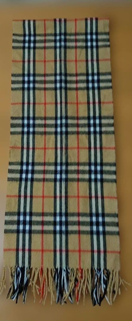 金*能様 【極美品】Burberry ノバチェック柄マフラーラ