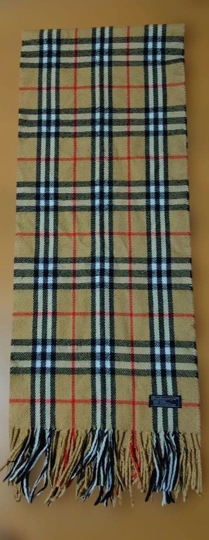 金*能様 【極美品】Burberry ノバチェック柄マフラーラ