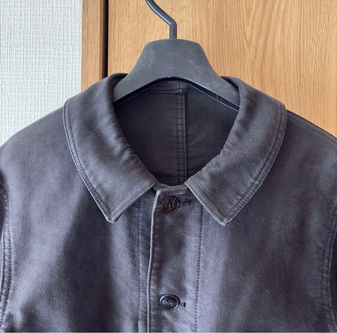 50s Dumont d'Urville モールスキンジャケット ブラック